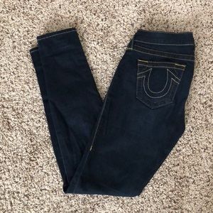 True Religion Women’s Dark Stretch Jeans- Size 26